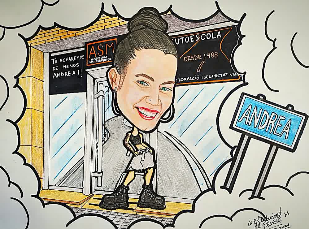 Caricatura individual d'un DJ